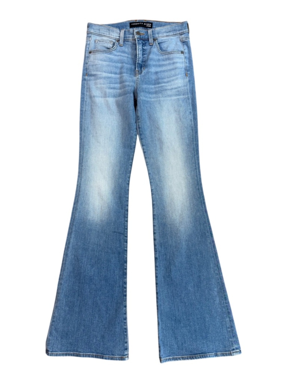 Veronica Beard Beverly Skinny Flare Jean in Beach Wash Size 26